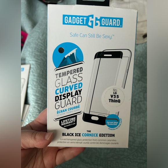 Gadget Guard Screen Protector Tempered Glass Fits V3 5 ThinQ - Picture 3 of 3